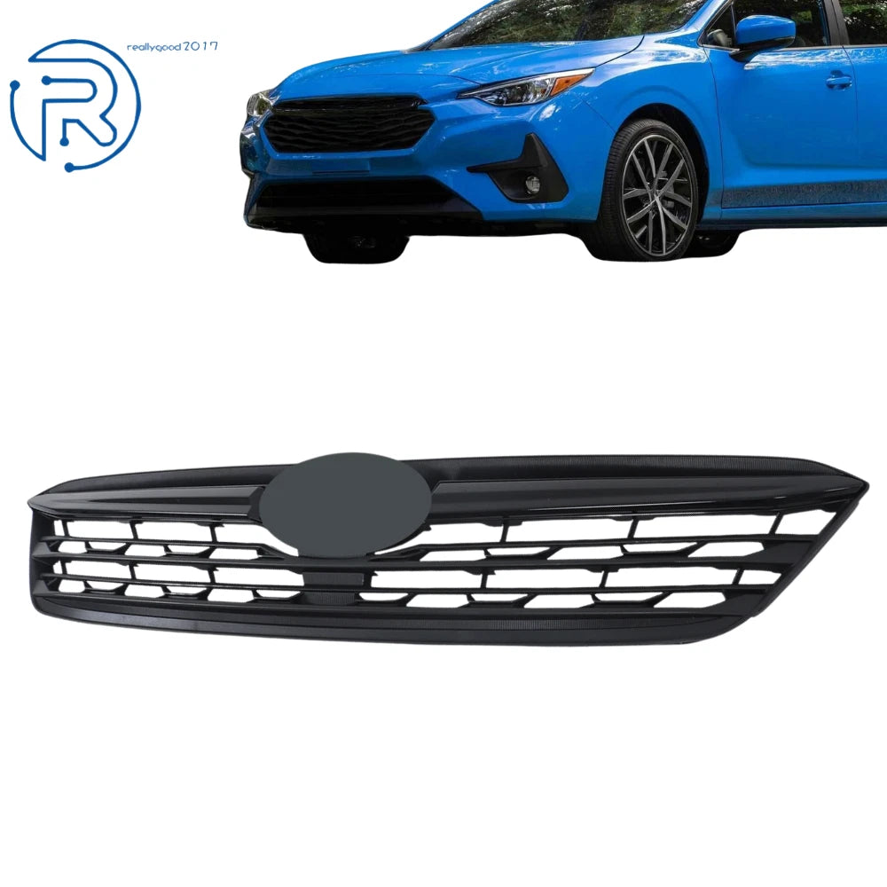 Front Bumper Grille Assembly for Subaru Impreza (2020–2023) with Gloss Black Trim
