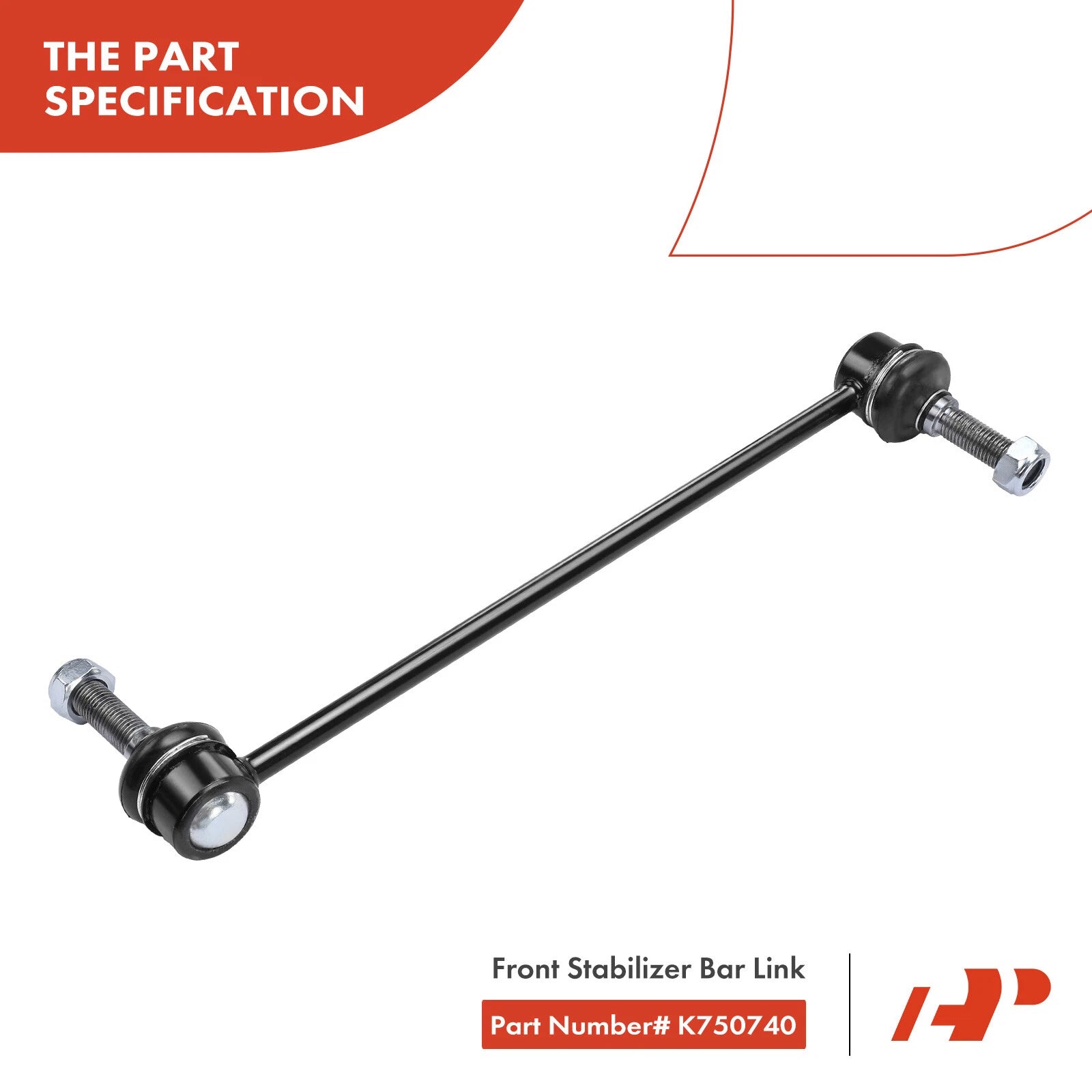 Set of 6 Front Lower Control Arm Sway Bar Links for Ford Edge (2015–2022)