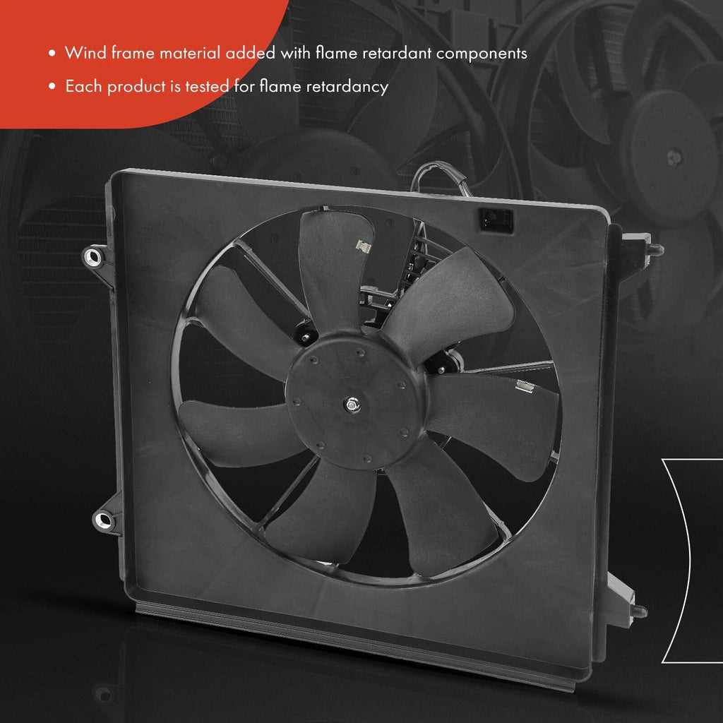 3X AC condenser & cooling fan assembly kit for Honda Accord (2013–2017)