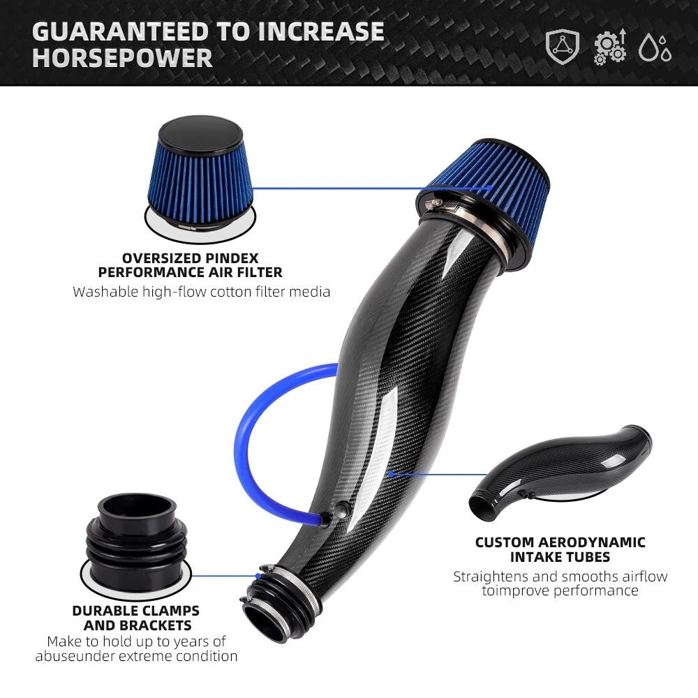 Carbon Fiber Cold Air Intake Pipe for Civic EG EK, Integra (1992–2001)