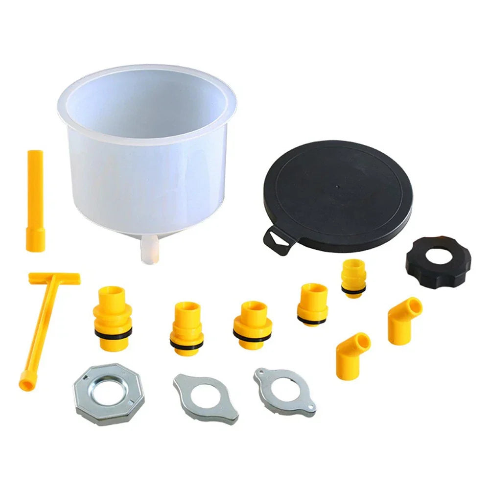 Complete / 15 Piece / Coolant Funnel Kit for Auto