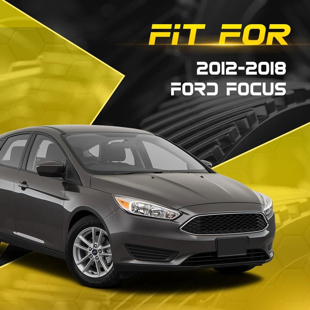 2X Front Door Weatherstrip Rubber Seal for Ford Focus (2012–2018)