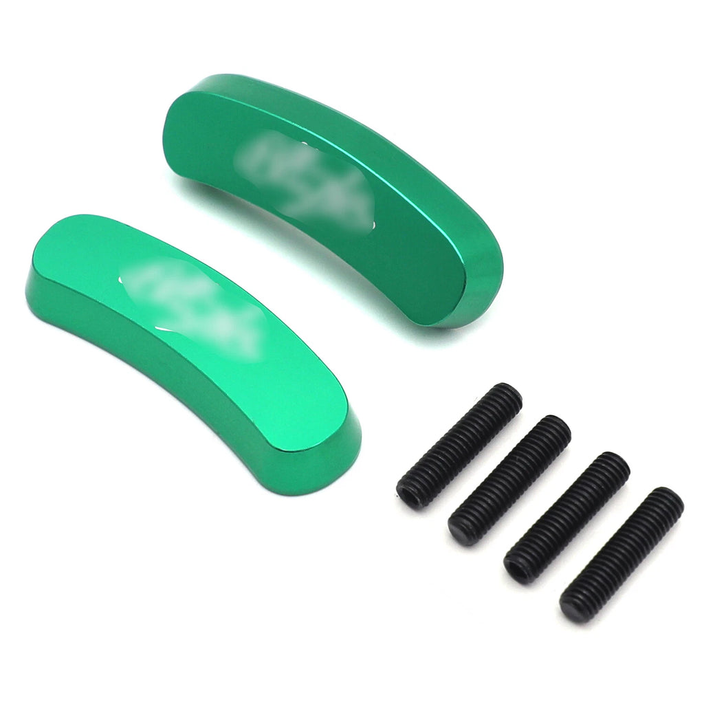 Green Mirror Block Off Base Plates for Kawasaki Ninja ZX-10R (2011–2015)