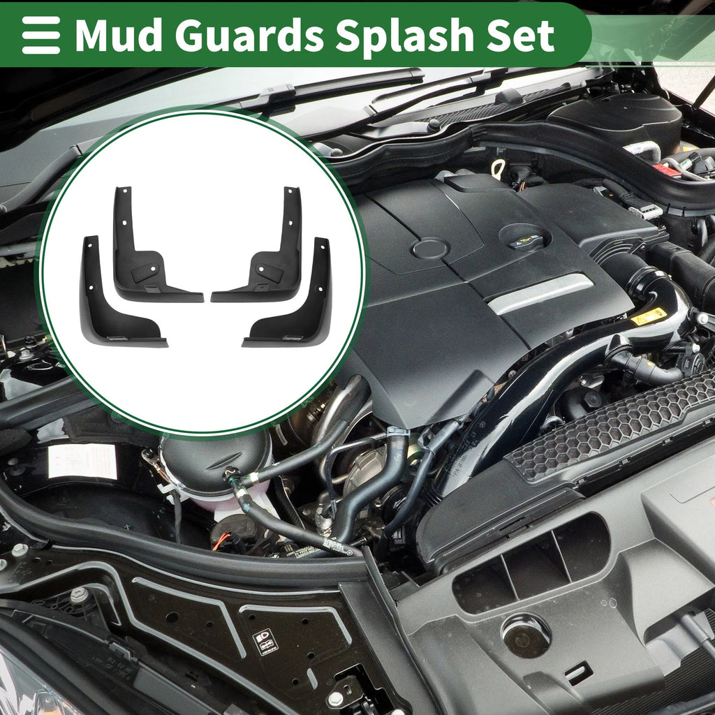 Set of 4 Mud Flaps Splash Guards for Nissan Tiida (2005–2010)