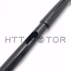 1-1/4" Flat Black 6" T-Bar Handlebars for Harley FLHR/FLHRC (2003–2013)