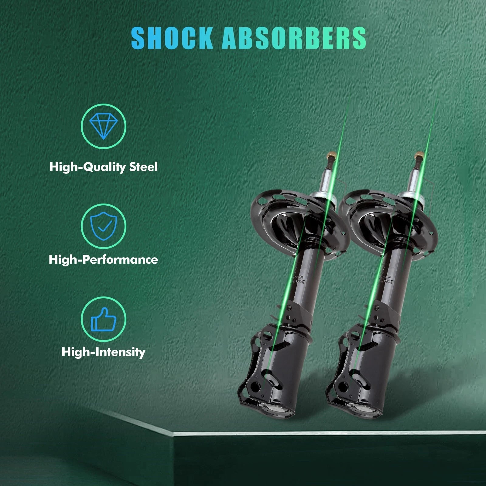 Set of 2 Rear Struts for Toyota Avalon Camry (2007–2011)