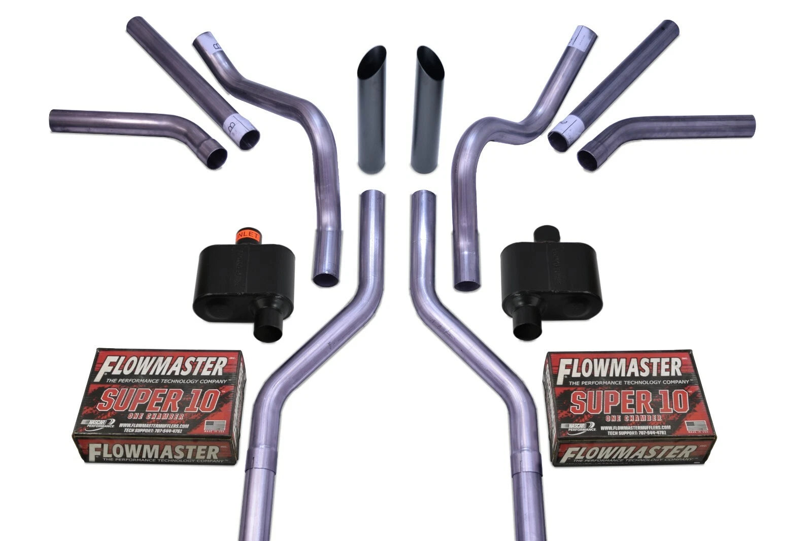 2.5" Dual Exhaust Kit for Suburban Yukon (1969–1972)