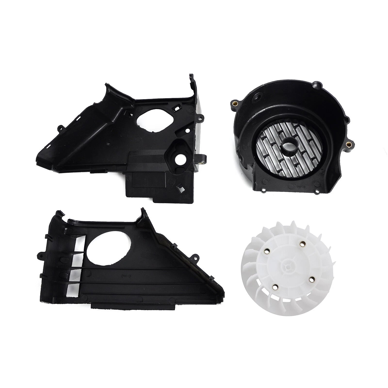 Air Shroud Cooling Assembly with Fan for GY6 150cc Go Kart, ATV, Scooter (2000–2023)