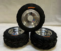 Set of 2 DWT Polished Aluminum Rims for Honda ATC 70 (16x7-8) A004