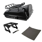 Black Razor Trunk Backrest Pad for Harley Low Rider ST (2018–2025)