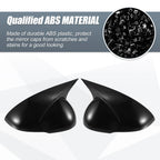 Set of 2 Rearview Mirror Cover Overlays Gloss Black for Kia K5 (2021–2023)