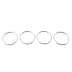 AC Air Condition Vent Outlet Inner Ring Trim for Audi A1 S1 (2010–2018) Silver