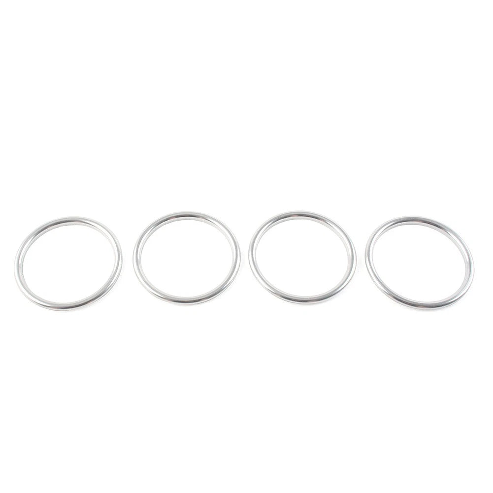 AC Air Condition Vent Outlet Inner Ring Trim for Audi A1 S1 (2010–2018) Silver