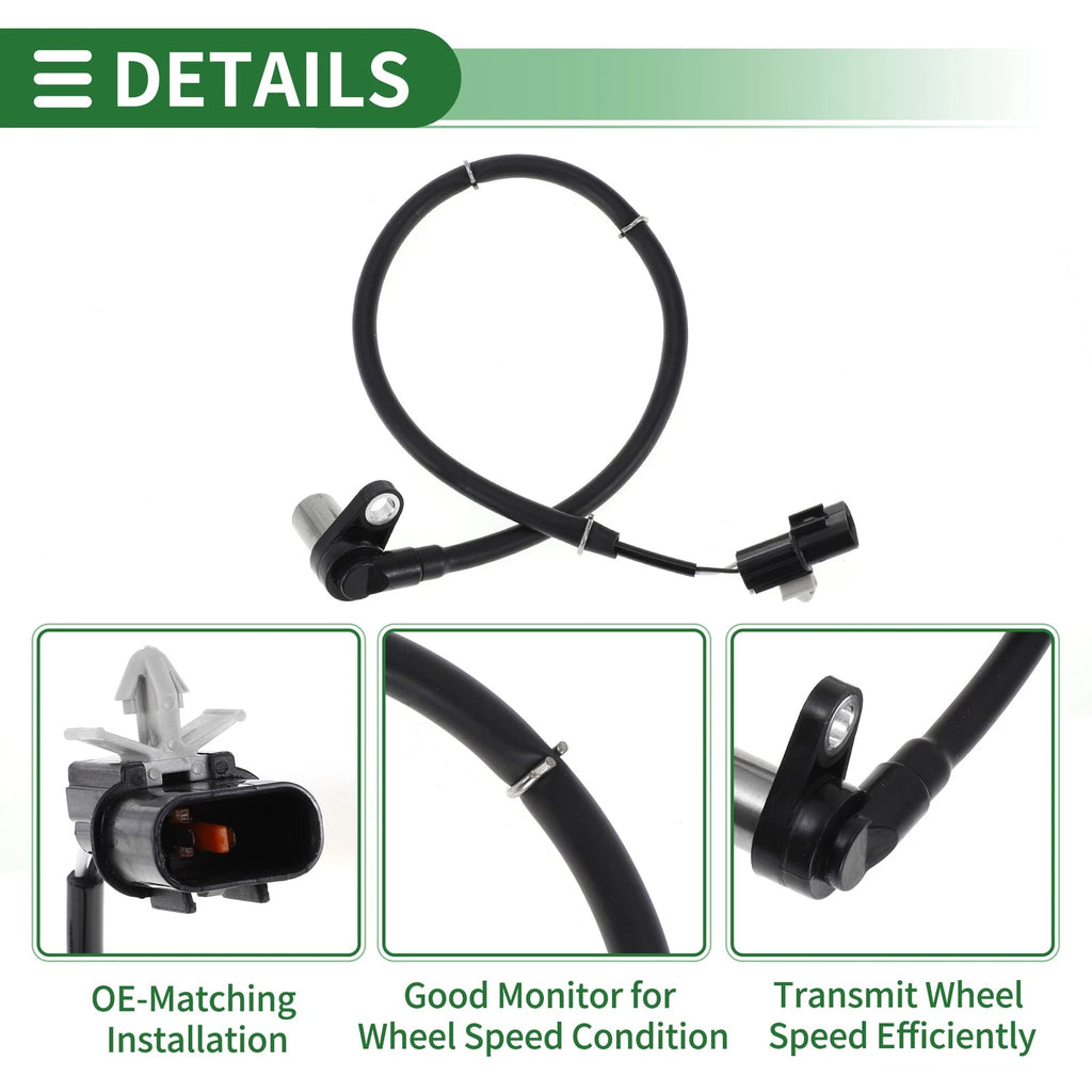 ABS Wheel Speed Sensor No.MR307041 for Mitsubishi L400 (1996–2004)