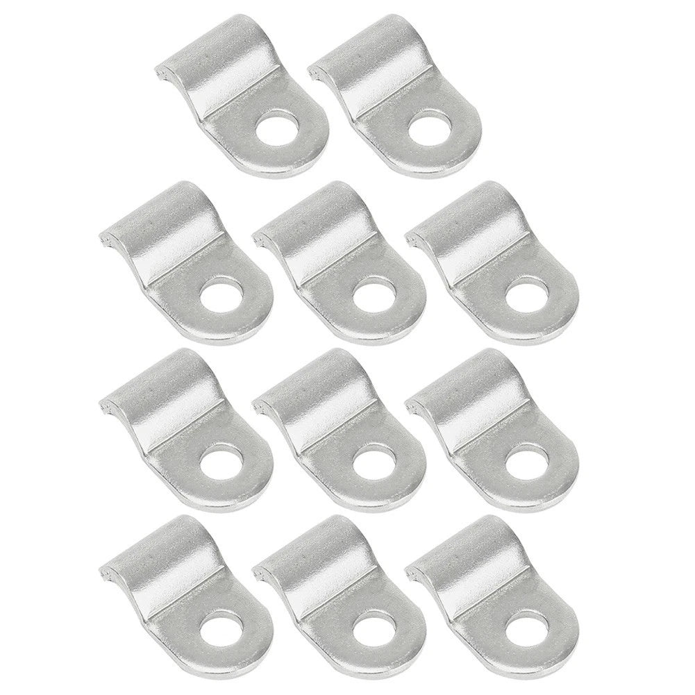 16 Piece Brake Line Clamps & Screws for 3/16 Inch Tubing (Stainless Steel 316)