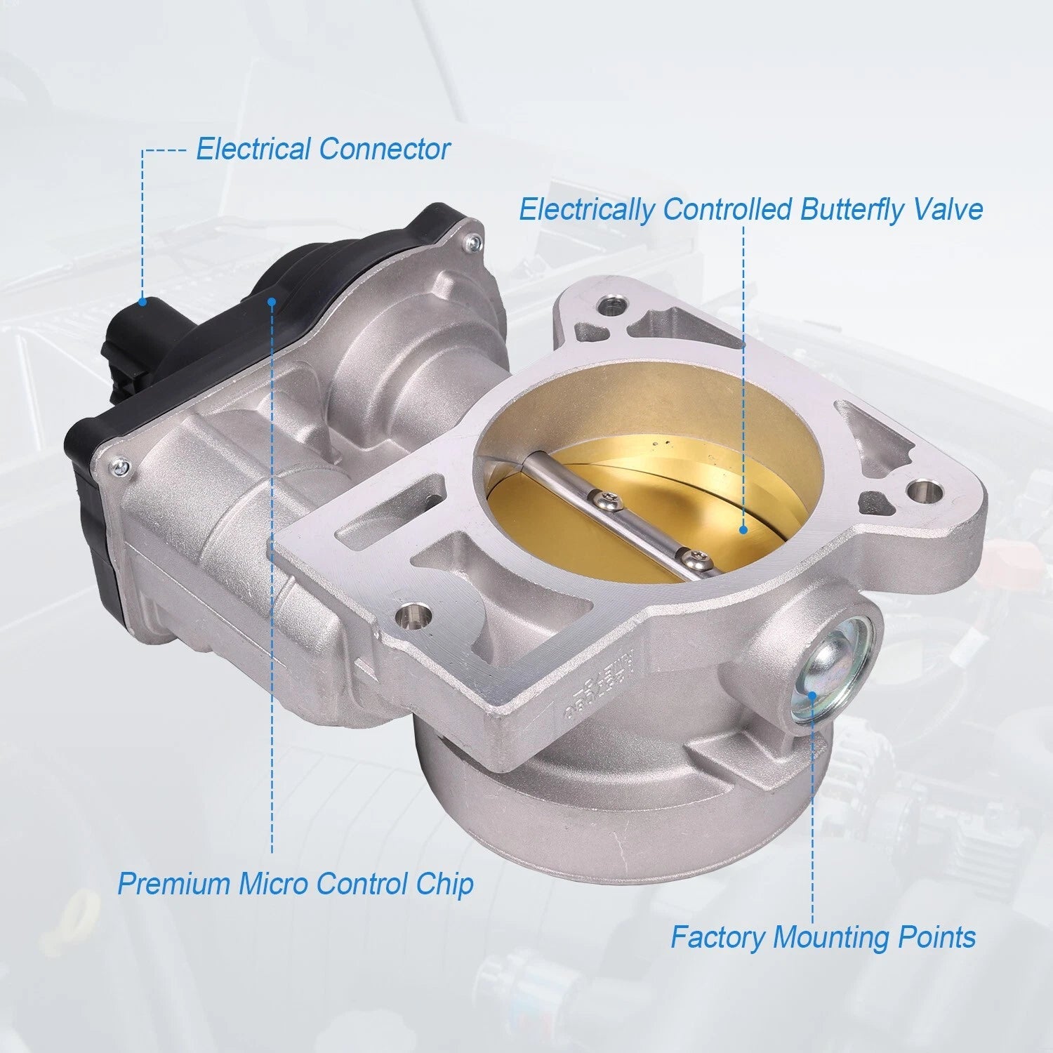 Throttle Body for GMC 1500, Chevy Express, Silverado (2000-2006)