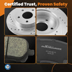Brake Rotors & Pads Kit for Chevrolet HHR (2008) / Malibu (2006–2012) S-55093
