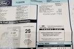 Original Dealer Window Sticker for Ford Fusion V6 SE (2009)