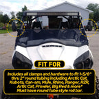 UTV Rear View Mirrors for Polaris Ranger 500 570 XP 900 1000 (2013-2023)