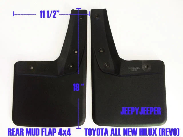 4x4 Mud Flap Guards for Toyota Hilux Revo M80 M70 SR5 (2015)
