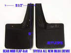 4x4 Mud Flap Guards for Toyota Hilux Revo M80 M70 SR5 (2015)
