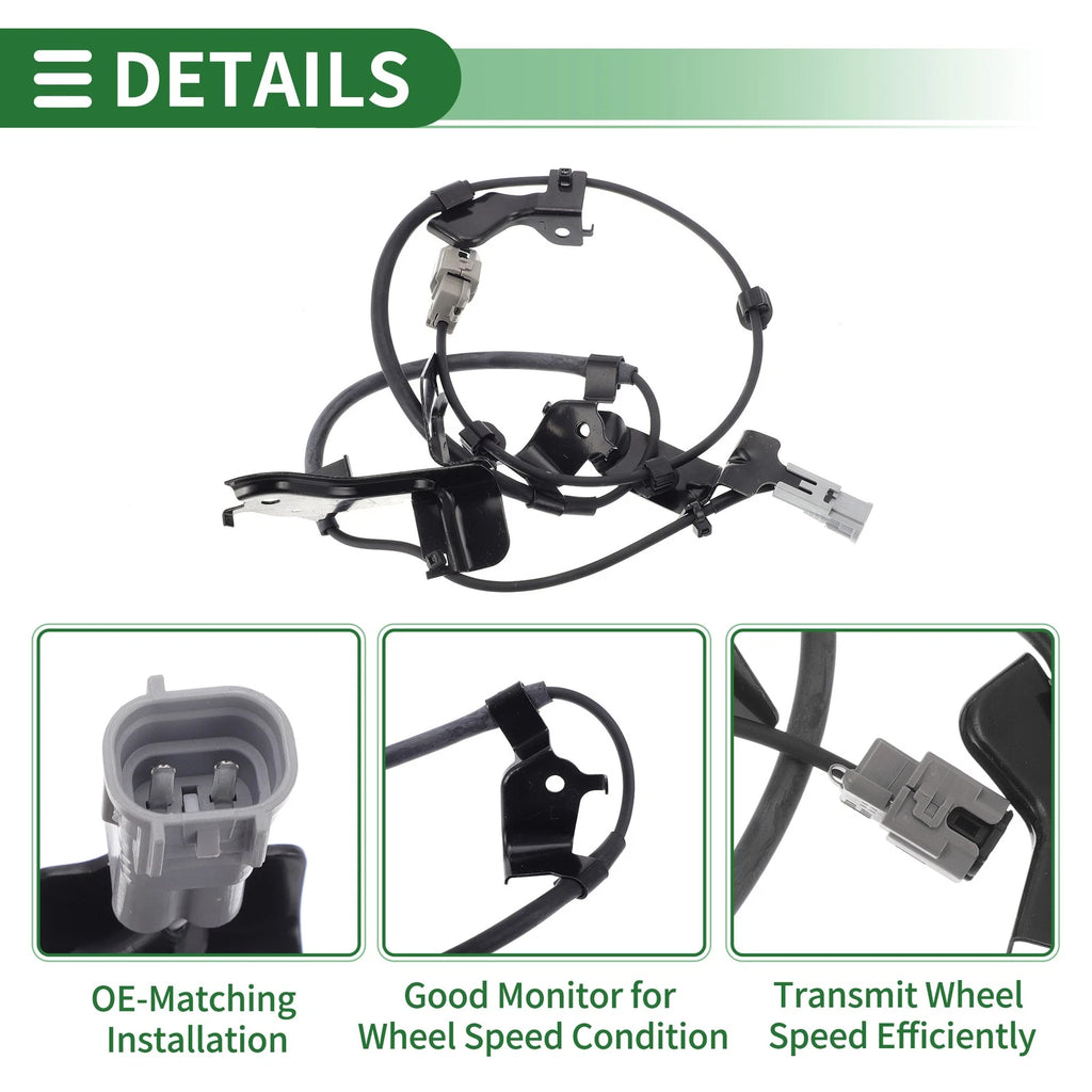 ABS Wheel Speed Sensor No. 895160C040 for Toyota Tundra (2007–2020) Left Front