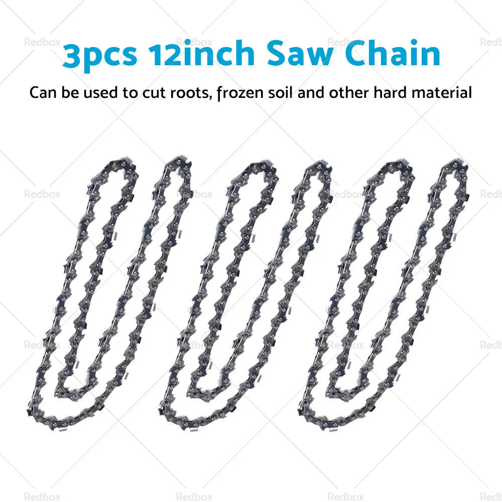 3X 12" Chainsaw Chain for Makita DUC302 DUC302Z (36V)