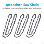 3X 12" Chainsaw Chain for Makita DUC302 DUC302Z (36V)