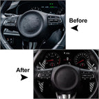 Steering Wheel Shifter Paddle Extension for Kia K3 (2019–2023) Black
