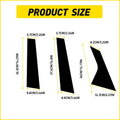 Gloss Black Door Trim Pillar Posts for Hyundai Avante Elantra (2021–2023)