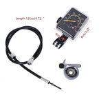 Mechanical Speedometer for Bike (Retro Alloy, 78cm Cable)