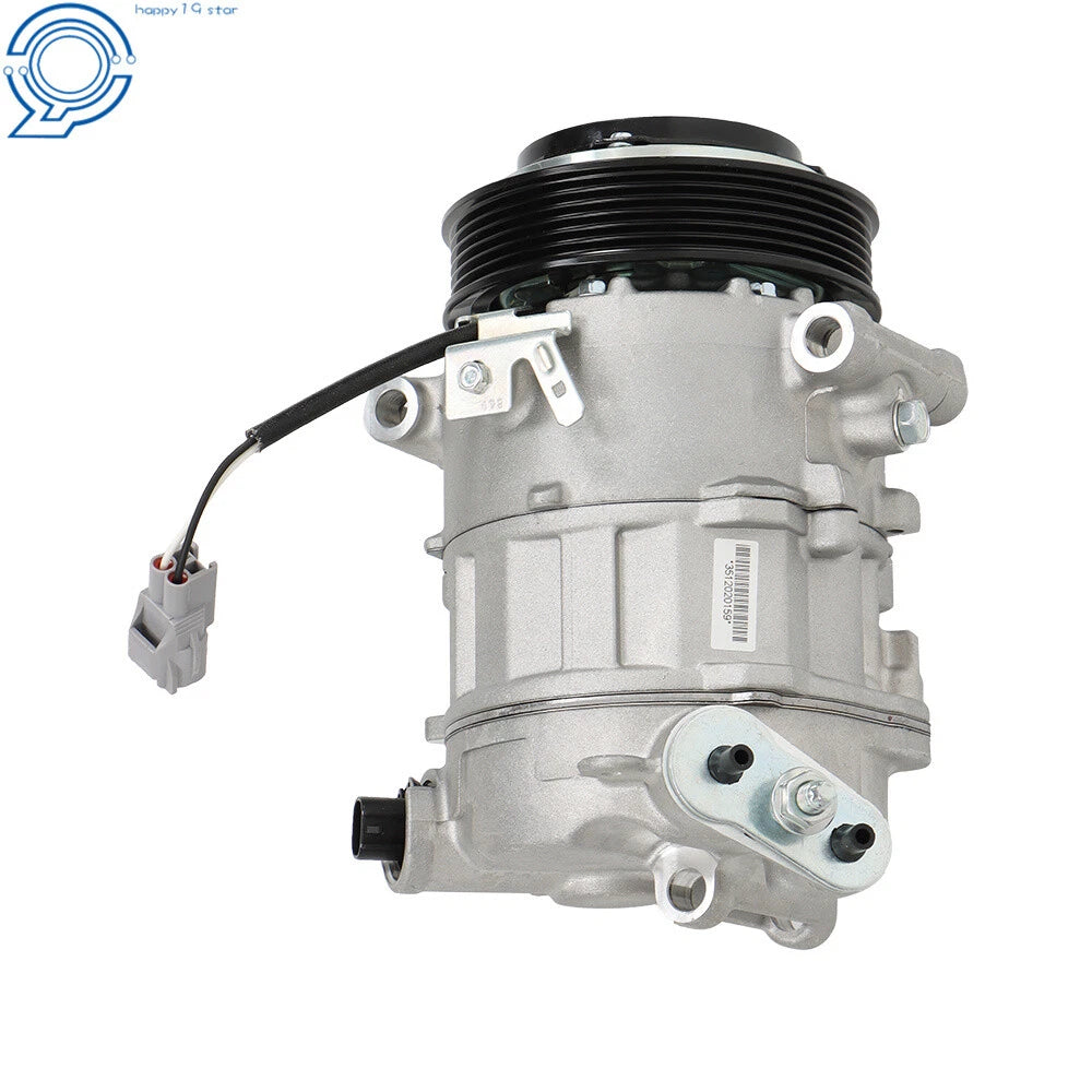 A/C Compressor with Clutch for Chrysler 200 (2015–2017) Jeep Cherokee (2014–2021)