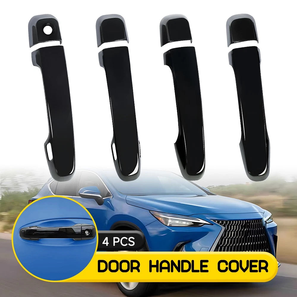 Side Door Handle Cover Trim for Lexus GX460 (2010–2022) Glossy Black