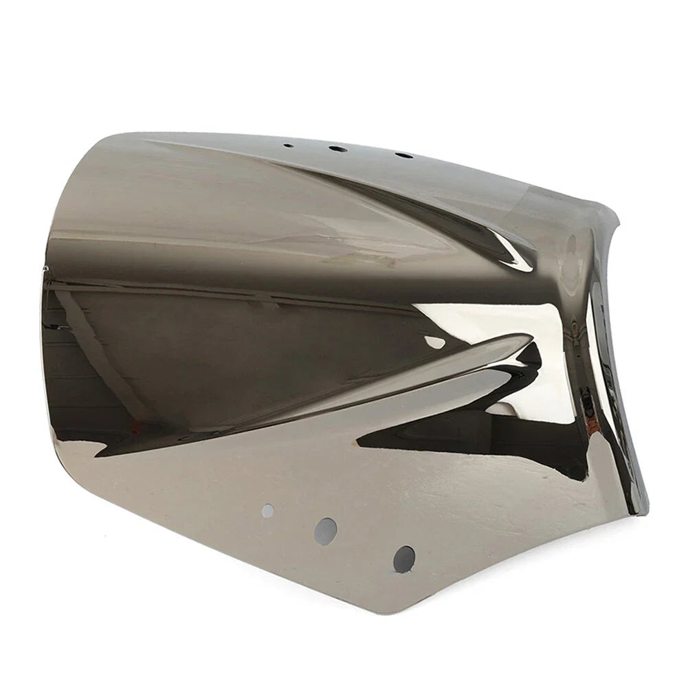 Windshield Deflector for Universal Motor Silver (Fits Most Models)