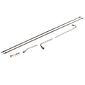 120" Pressure Washer Extension Rod Stainless Steel Gutter Cleaning Tool Kit