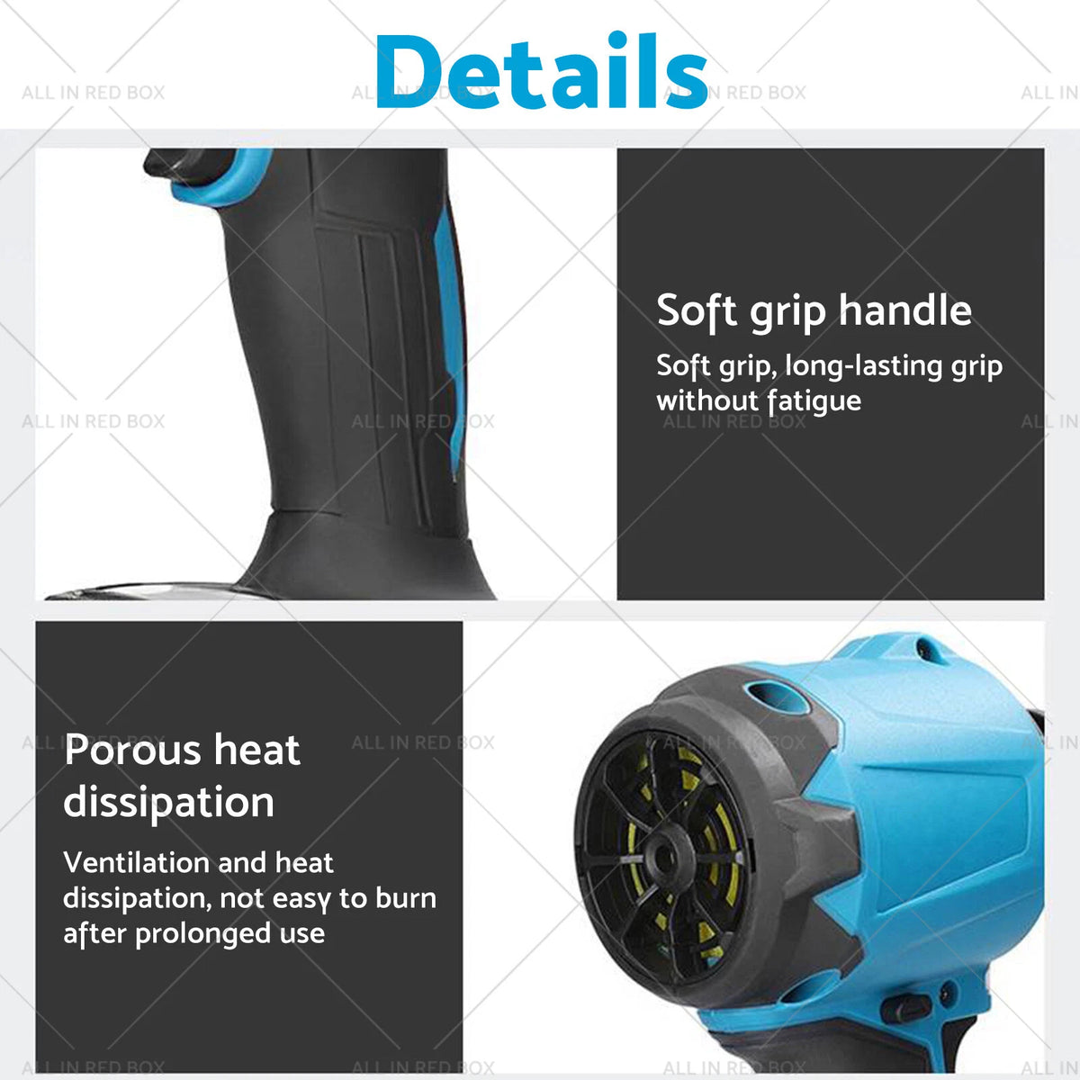 Cordless Air Duster for Makita 18V (Compatible with BL1830, BL1840)