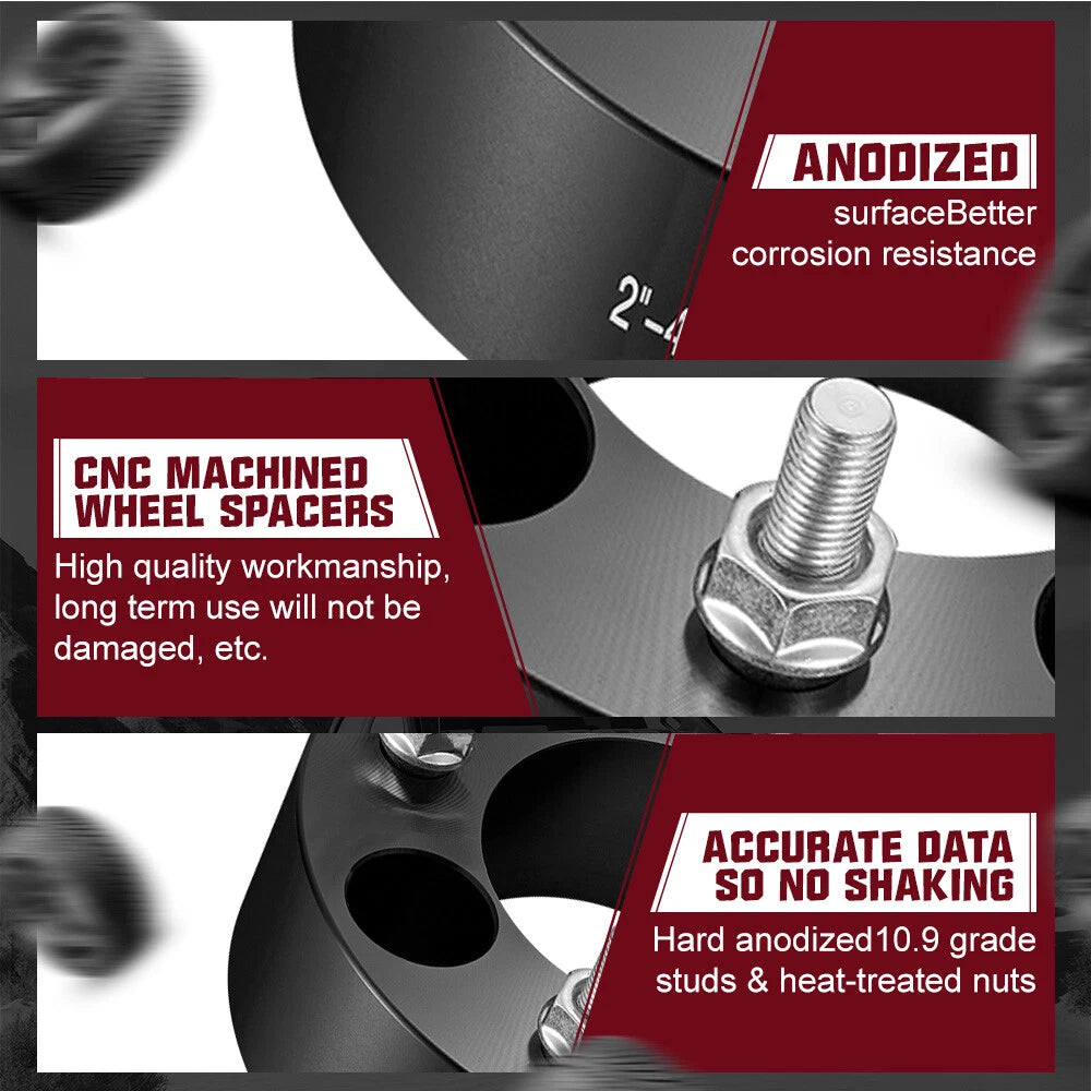 4PCS 2" Wheel Spacers for Honda Rancher Recon Yamaha Rincon (1994-2018)