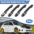 8 Pcs Carbon Fiber Door Handle Cover Trim w/ Key Hole for Subaru WRX STi (2015–2021)