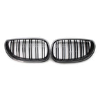 Double Slat Carbon Black Grille for BMW E60 E61 5 Series M5 (2004-2010)