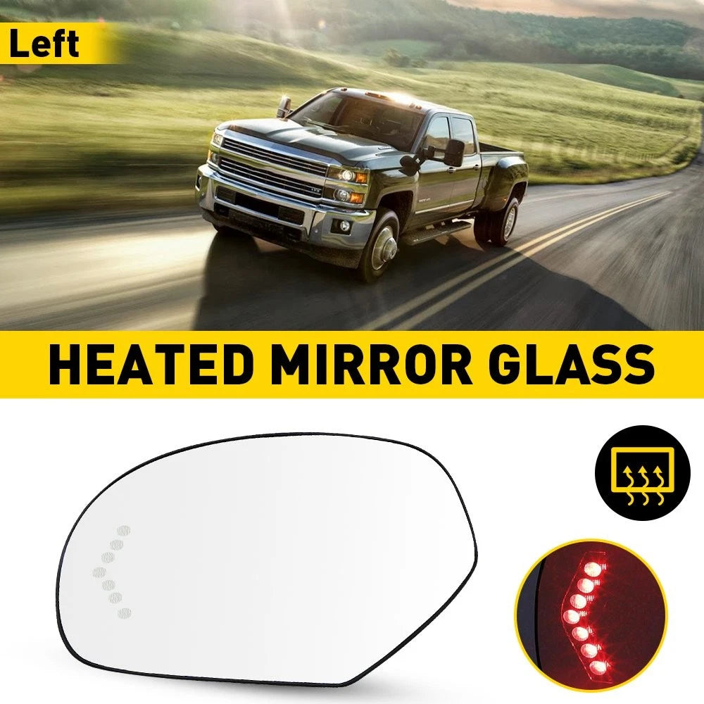 Heated Mirror Glass with Signal for Cadillac Chevrolet Tahoe GMC (2007–2013)
