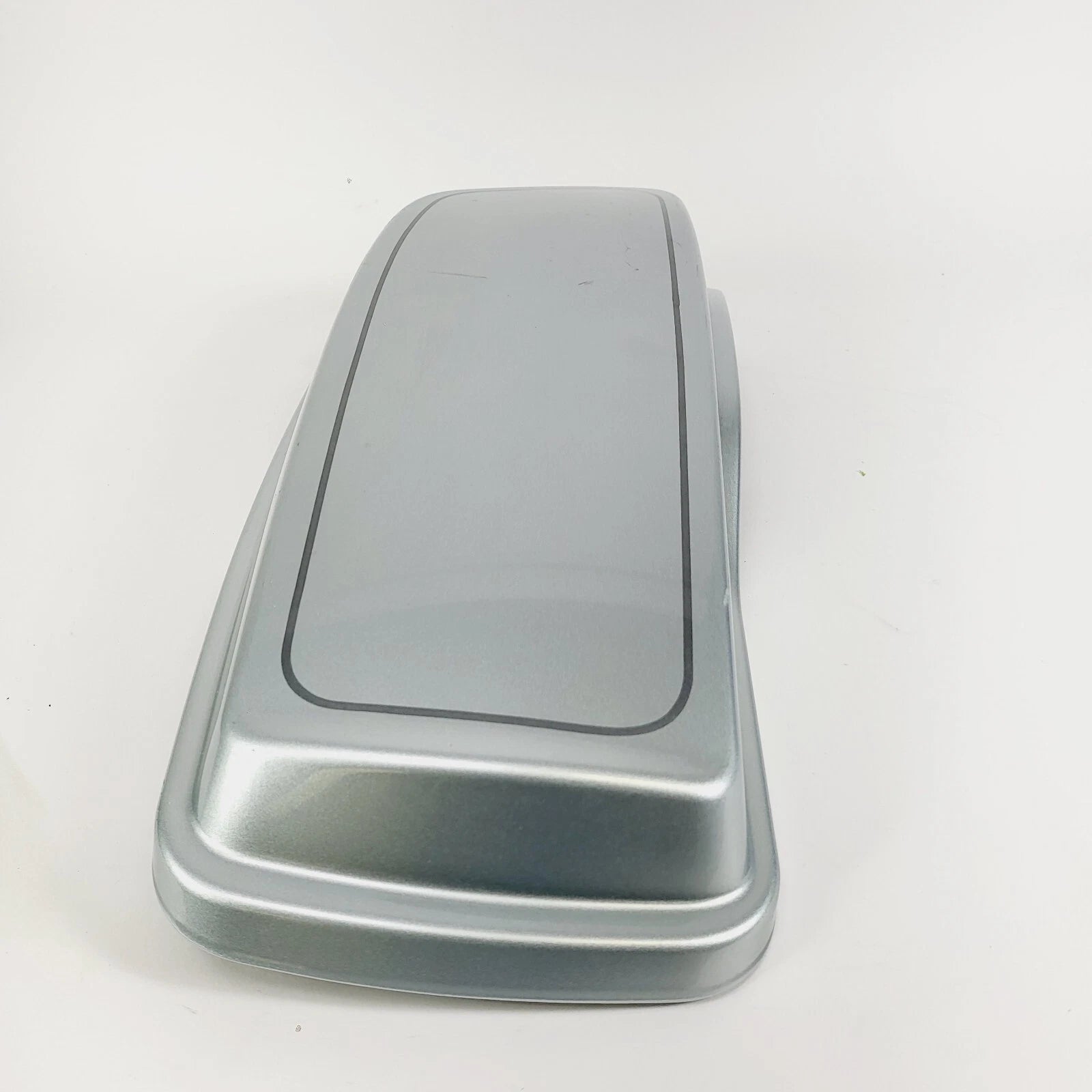 Left Saddlebag Lid for Harley Davidson Touring (2014–2023) Gloss Silver Pearl OEM 90200413