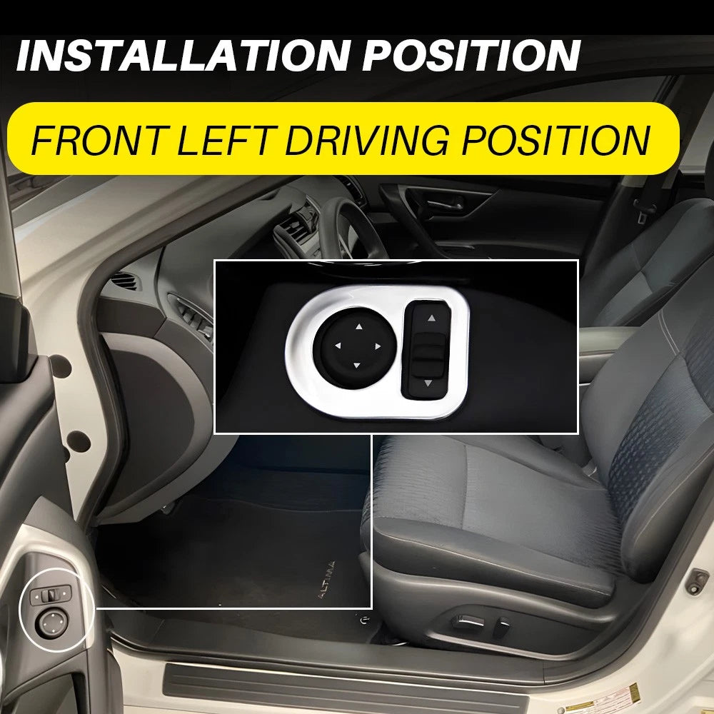 Left Door Mirror Switch for Nissan Maxima, Murano (2013–2019) 25570-3TB2A