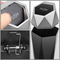 Mini Litter Rubbish Bin Holder for Auto Car (Silver Lid)