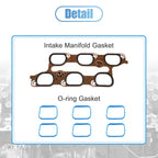 Set of 2 Cylinder Intake Manifold Gaskets for Buick Chevy (12673301)
