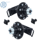 Set of 2 Bolt-on Spindle Kits for Shipping Container Wheels