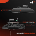 Front Right Black Exterior Door Handle for Honda Fit (2009–2013)