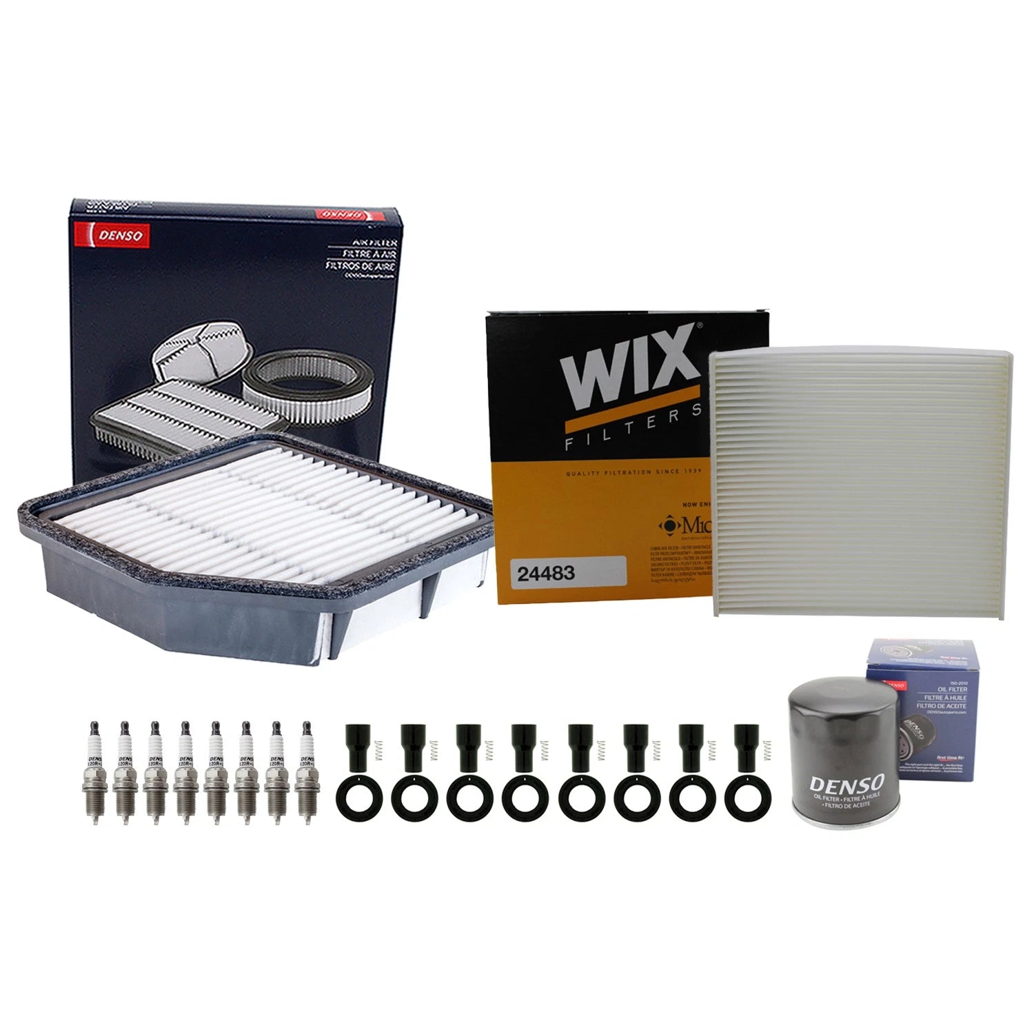 Tune Up Kit with NGK 8 Spark Plugs & Boots for Lexus GS430 (2001–2005)