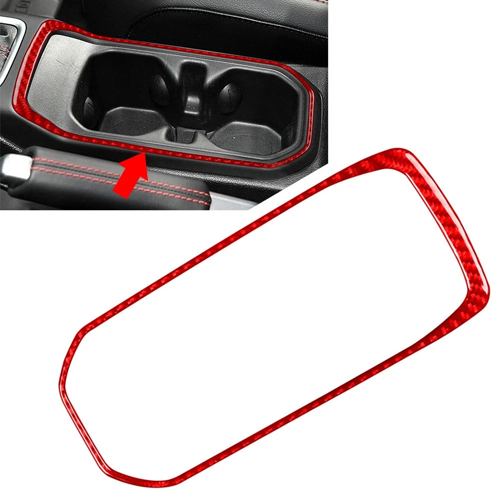 Water Cup Holder Panel Cover Trim for Jeep Wrangler JL JLU Gladiator JT (2018–2023)