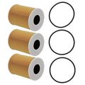 3PCS Engine Oil Filter HU9001X for Porsche 911 Cayenne V6 V8 (2008–2019)