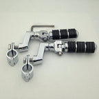 Chrome Foot Peg Clamps for Honda GoldWing GL1800, Shadow, Steed400, Valkyrie